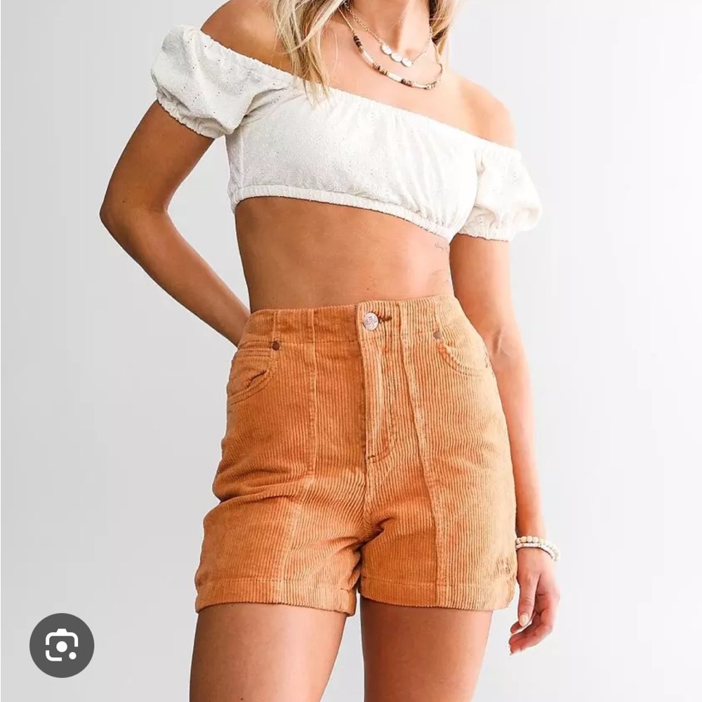 Billabong x Wrangler High Waist Corduroy Shorts